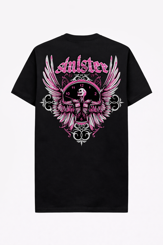 Sinister Time Tee – Black